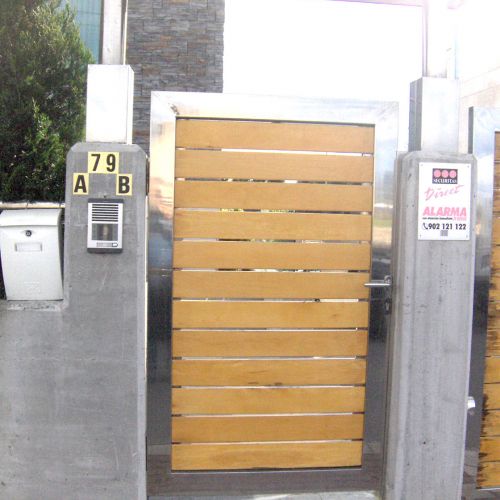 Puertas automáticas de acero inoxidable