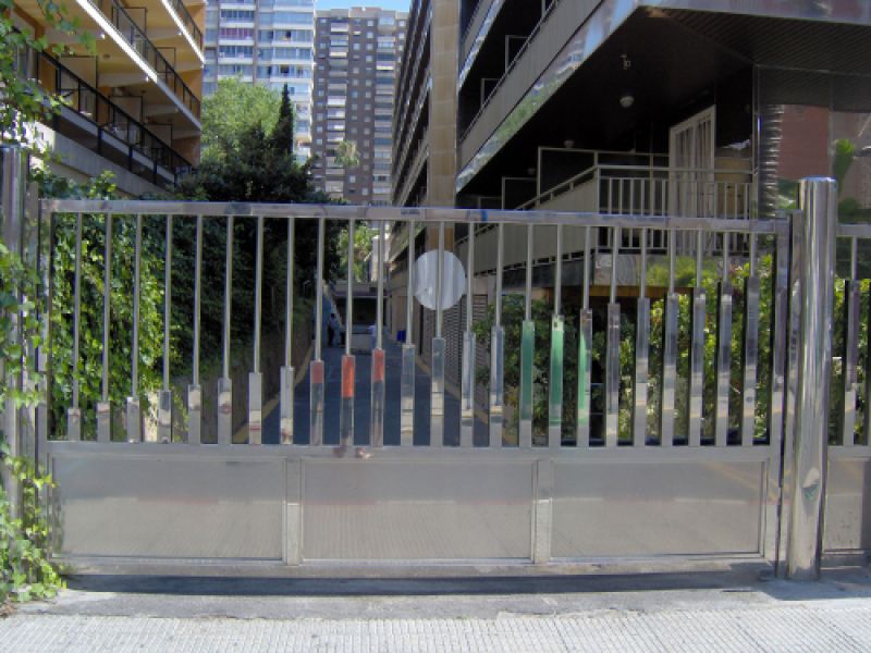 Puertas automáticas de acero inoxidable