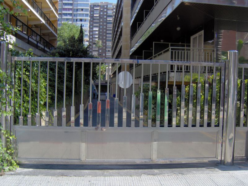 Puertas automáticas de acero inoxidable