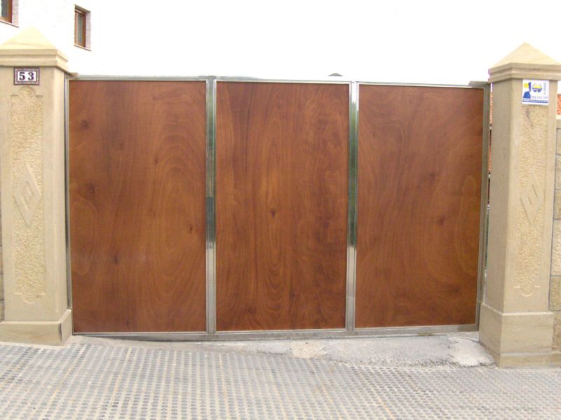 Puertas automáticas de acero inoxidable
