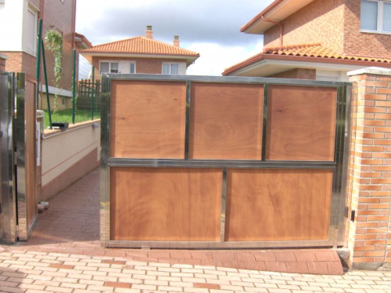 Puertas automáticas de acero inoxidable