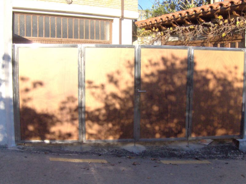 Puertas automáticas de acero inoxidable