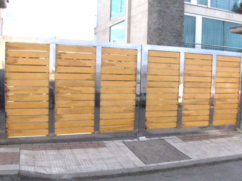 Puertas automáticas de acero inoxidable