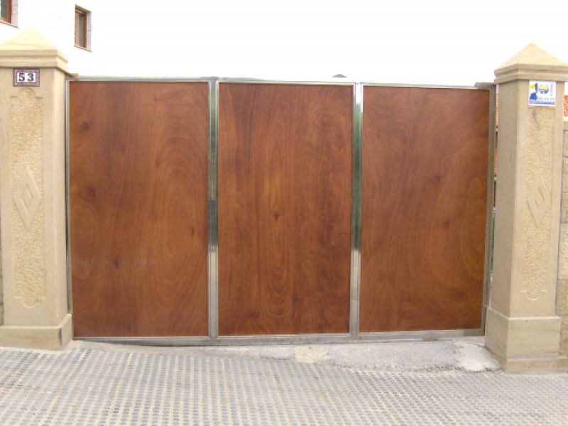 Puertas automáticas de acero inoxidable
