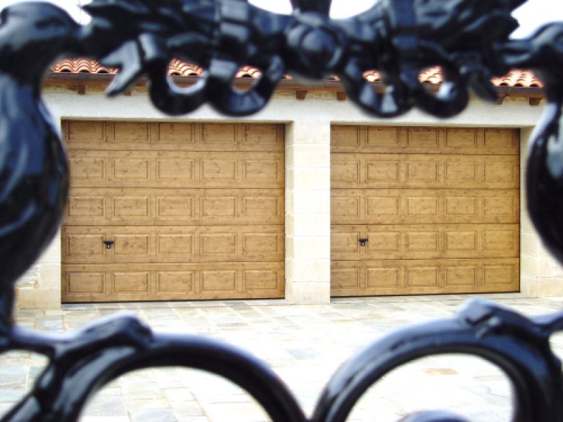 Puertas automáticas de madera