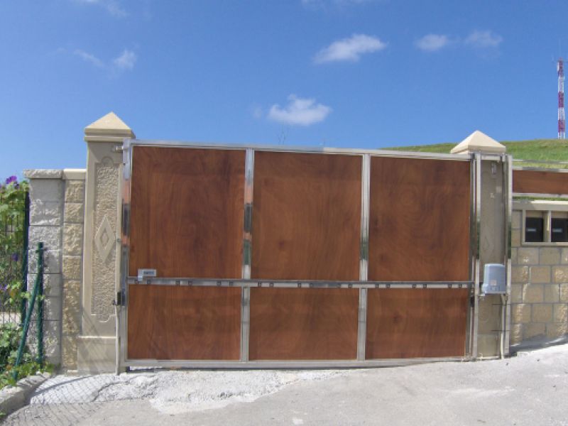 Puertas automáticas de acero inoxidable