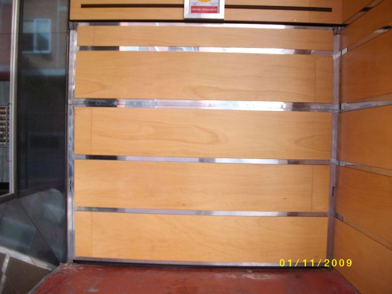 Puertas automáticas de acero inoxidable