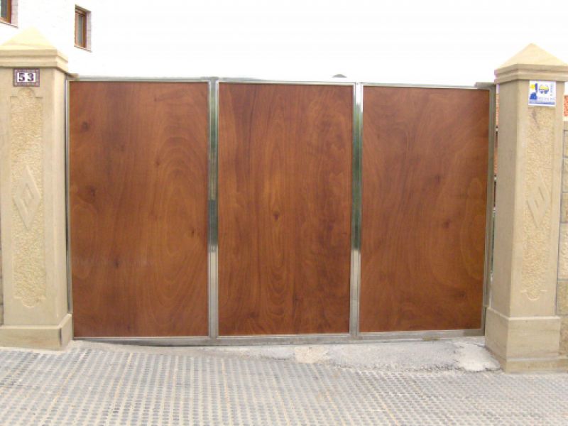 Puertas automáticas de acero inoxidable