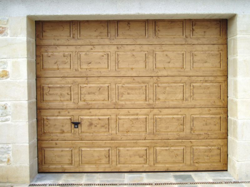 Puertas automáticas de madera