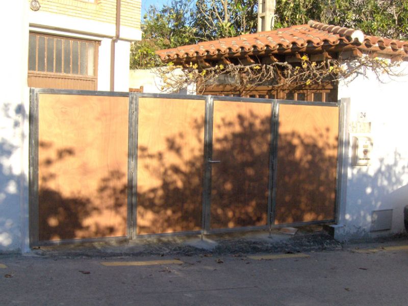 Puertas automáticas de acero inoxidable